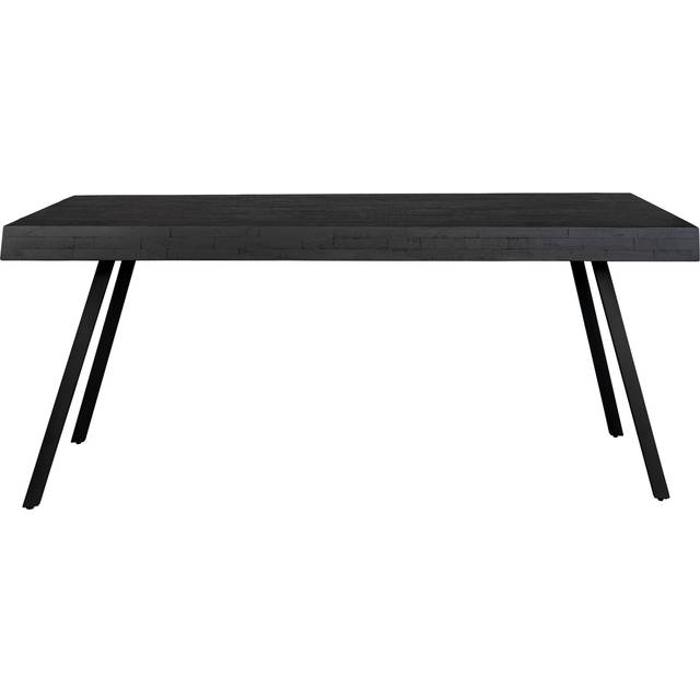 Suri Recycled Teak Black Dining Table - 220cm x 100cm