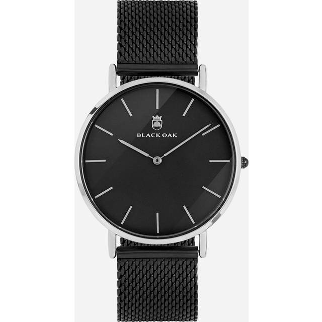 Black Oak Gerardii herrklocka - svart mesh, 41 mm