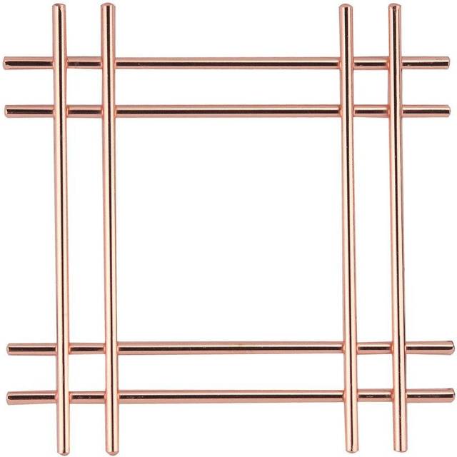 Cross Copper Kitchen Worktop Trivet Surface Protector Hot Pan Pot Stand Holder