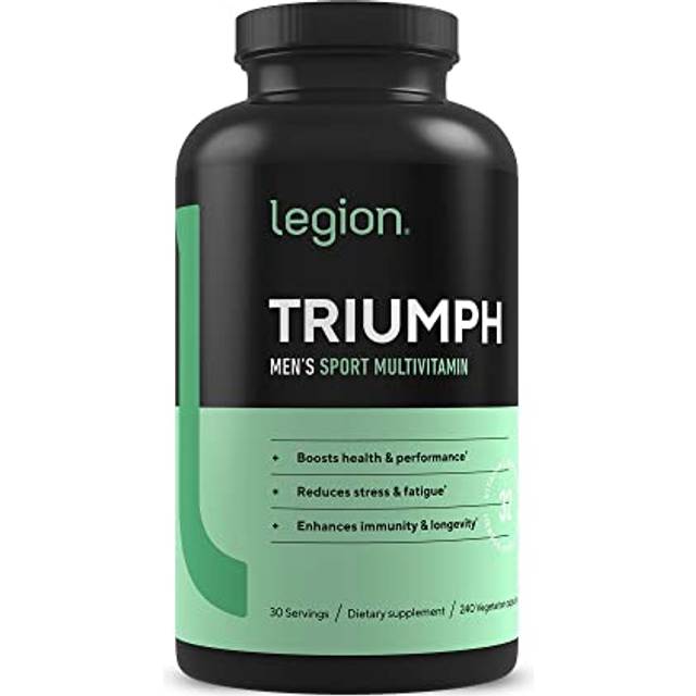 Legion Athletics  Triumph  Men's Sport Multivitamin  240 Vegetarian Capsules