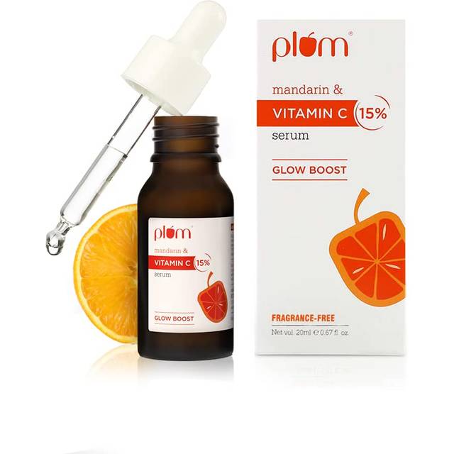 Plum 15% vitamin c serum for glowing skin 30ml free shipping world wide