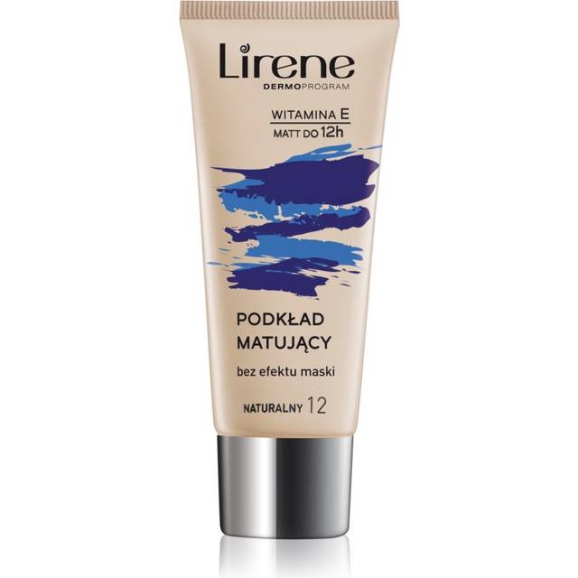 Lirene Nature Matte Matterende foundation med effekt Skygge 12 Natural 30 ml