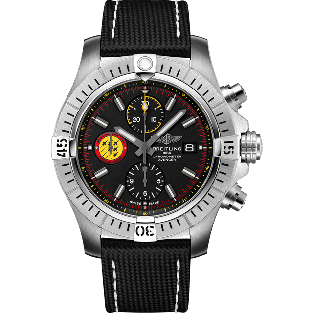 Breitling Watch Avenger Chronograph 45 Swiss Air Force Team Limited Edition - Black