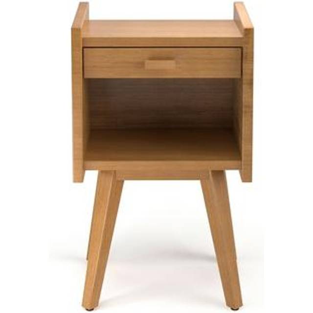 Quilda Vintage Bedside Table - Wood - ONE SIZE