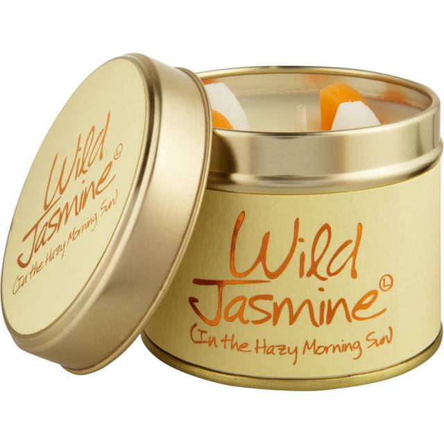 Lily Flame Wild Jasmine Candle - black