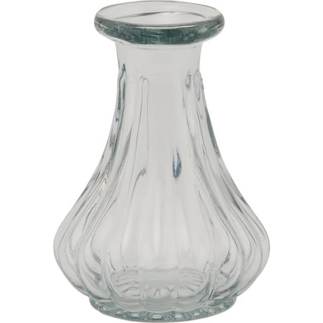Batura Bud Vase Medium - Glass - L6 x W6 x H9 cm - Clear