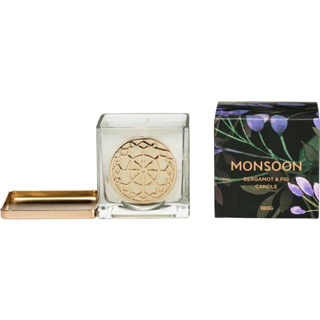 Monsoon Bergamot & Fig Scented Candle 180g