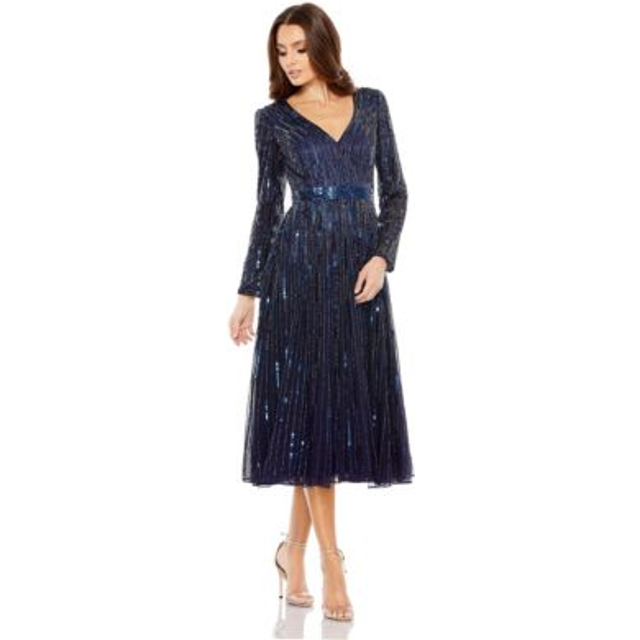 Mac Duggal Tea-Length Dress
