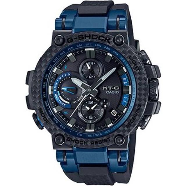 CASIO G-Shock MT-G 'Black' MTG-B1000XB-1A - Blue - Free