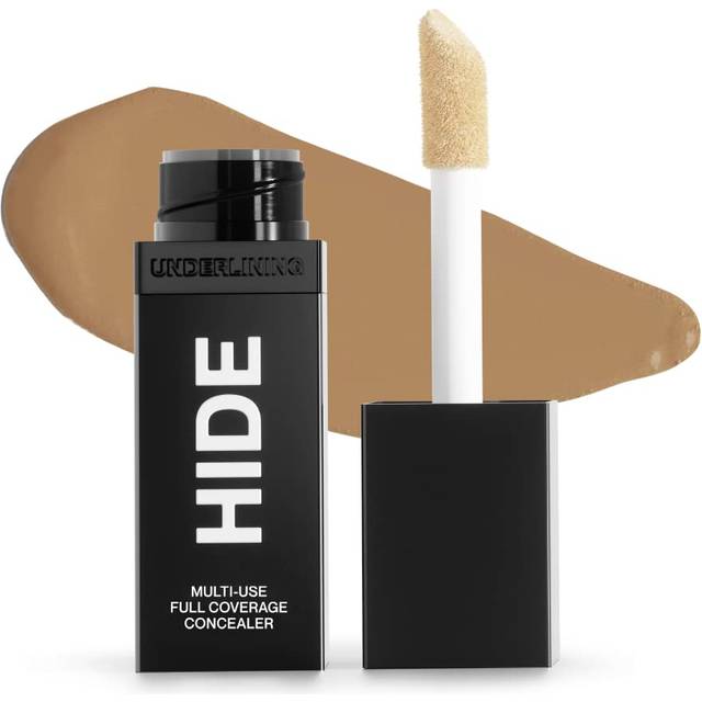 HIDE Liquid Concealer  Medium to Full Coverage Concealer for Blemishes  Under Eye Dark Circles & Scars  Oil Free Concealer  Nude (See Shade Finder)  0