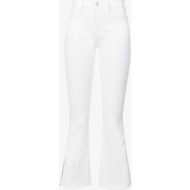 Frame Le Crop Flare Mini Slits high-rise jeans