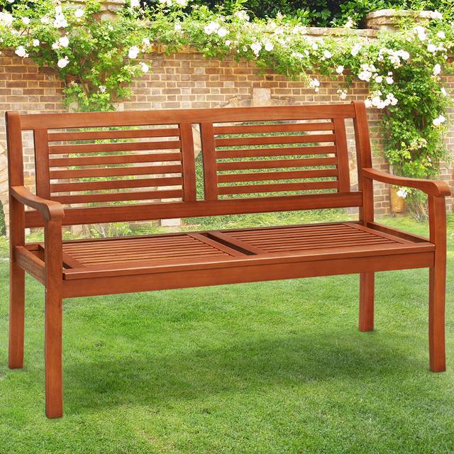 Garden Bench Eucalyptus Wood 120x60x90cm FSC®-certified