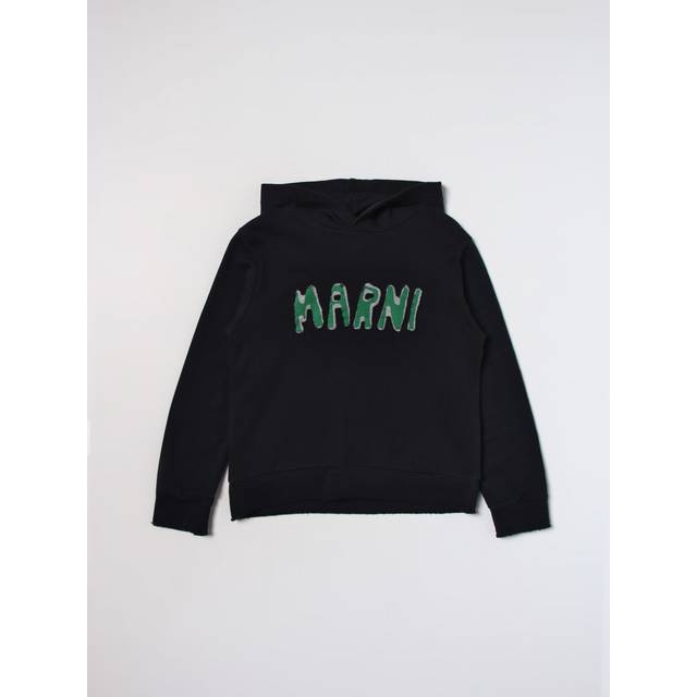 Solid Color Hoodie with Contrasting Logo size 6 Y (6 Y)