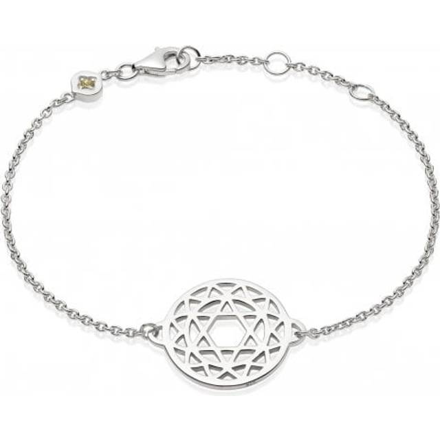 Heart Chakra Chain - Silver Bracelet CHKBR1011