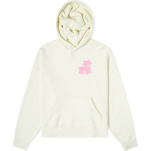 Palm Angels - Leon logo-print hoodie - men - Cotton/Polyester - L - Green