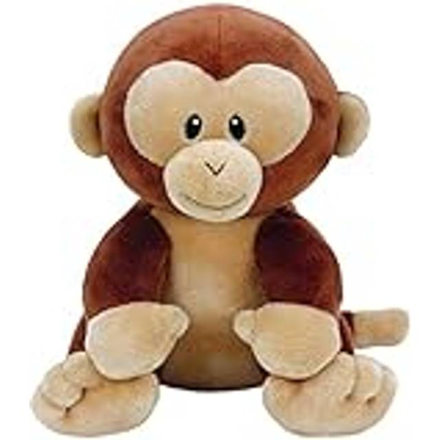 TY Baby Plush Animal Soft Toy Cuddle Play Kids Beanie 6â  - Monkey (Banana)