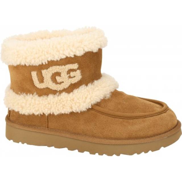 (WMNS) UGG Classic Ultra Mini Fluff 'Chestnut' 1145410-CHE - 7
