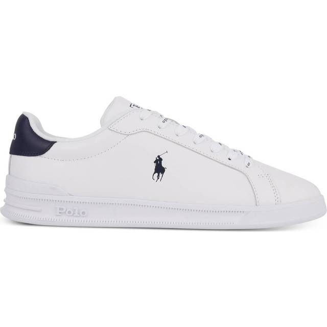 Polo Ralph Lauren för män. 809829824003 Heritage Court II läderskor vit (46), Hud, Karta, Nyckelband, Casual - Vit, Läder (46)