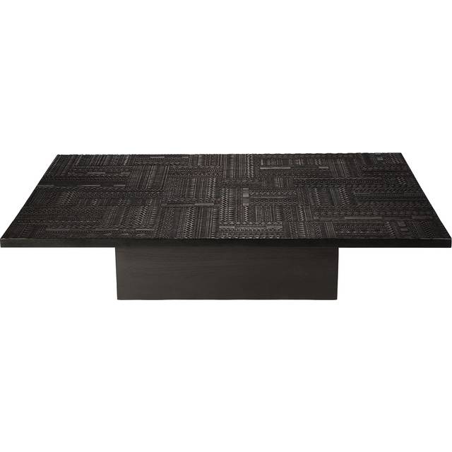 Ethnicraft - Tabwa Coffee Table - Varnished Teak - Off Black - Rectangular -170 x 120 cm - Soffbord - Alain Van Havre - Svart - Trä
