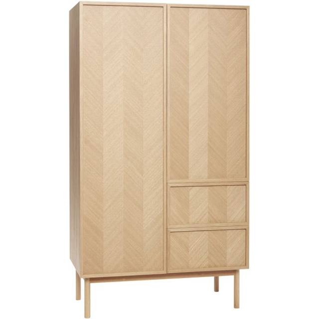 Hübsch Herringbone wardrobe large Oak
