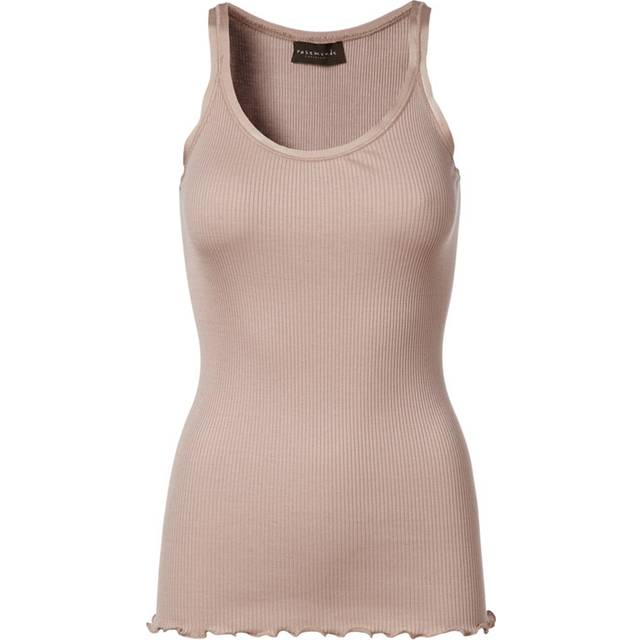 Rosemunde, Topp, Dam, L, Bomull, Vintage Powder Siden Topp - pink (L)