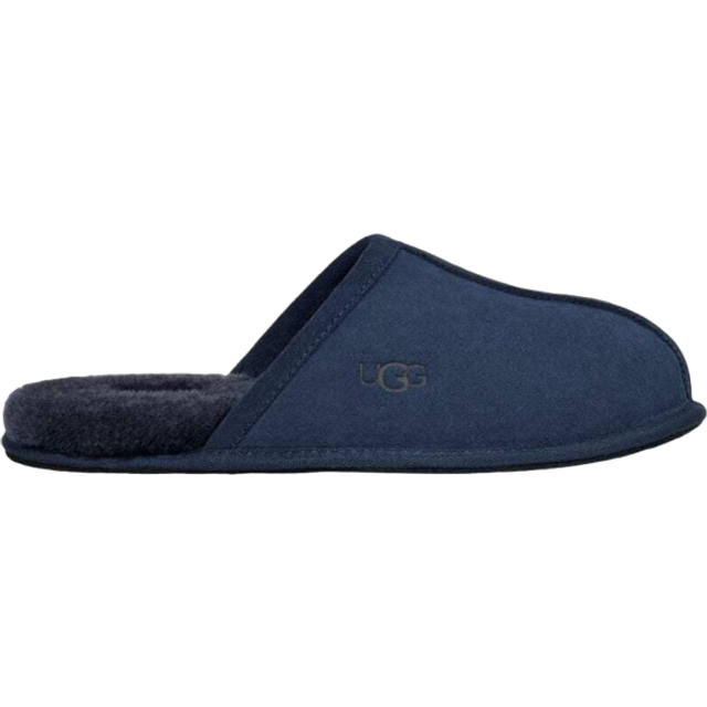 Ugg Mens Blue/dark Scuff Branded Suede Slippers Eur 44 / 10 Uk Men - BLUE/DARK