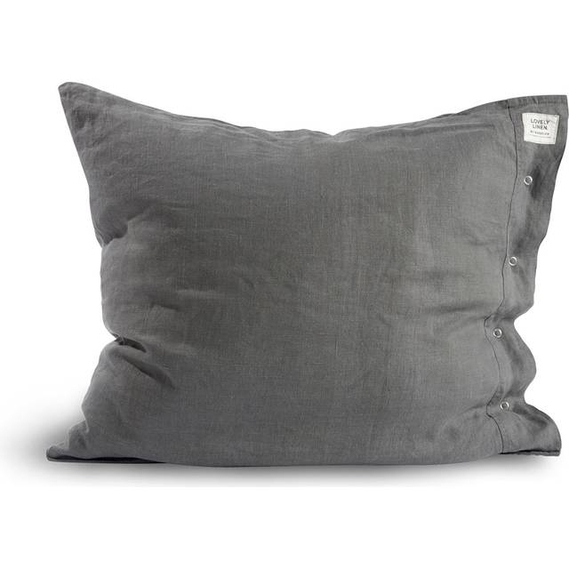 Lovely Linen - Örngott Misty i tvättat lin - Grå