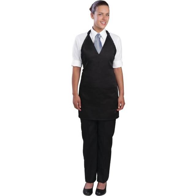 Chef Works Tuxedo Bib Apron Black