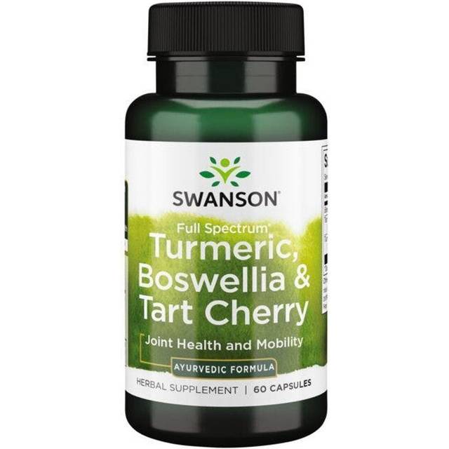Swanson  Full Spectrum®  Turmeric  Boswellia & Tart Cherry  60 Capsules