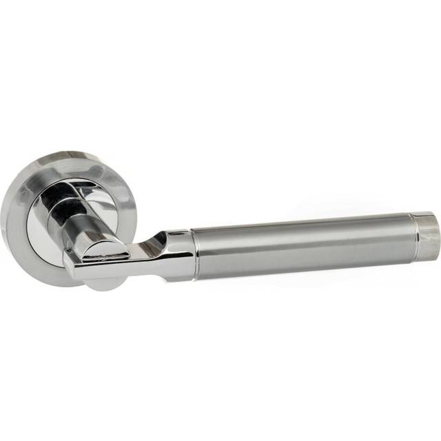 Status Colorado Round Lever Door Handle - Polished Chrome (52192) Atlantic UK