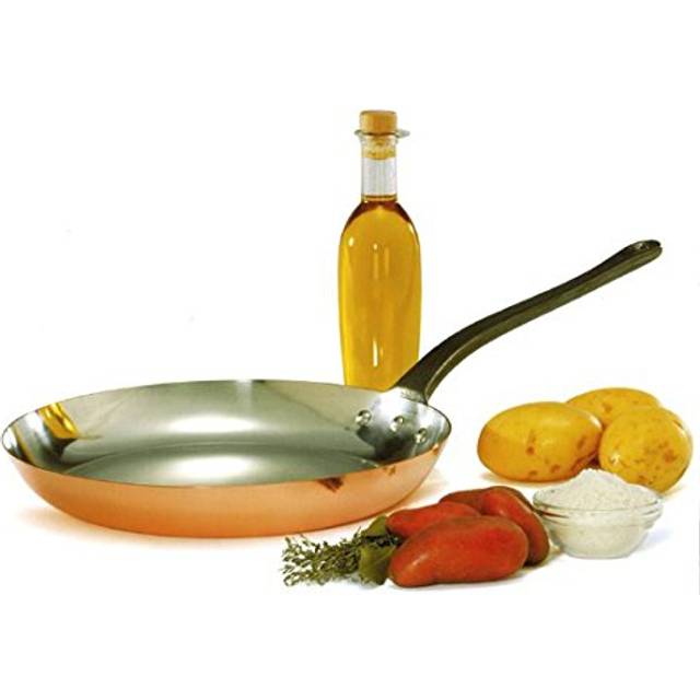 Frying Pan - Silver;Copper (24cm W)