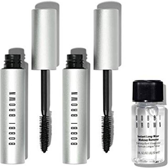 Bobbi Brown Smokey Eye Mascara Duo Set Two Smokey Eye Mascaras and Mini Instant LongWear Makeup Remover  1 Count