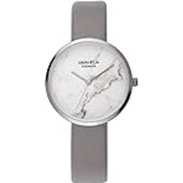 Orphelia Fashion Tiffany WoMens Grey Watch OF711903 Leather - One Size