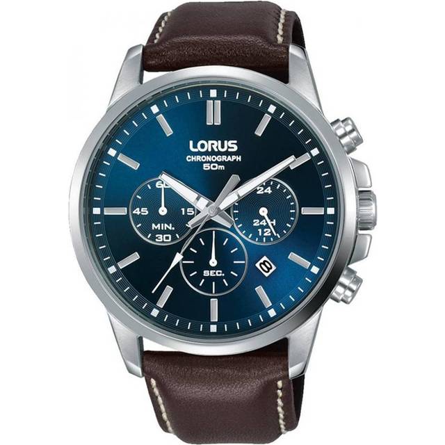 Lorus Herrklocka RT389GX9 Sports Blå/Läder Ø44 mm