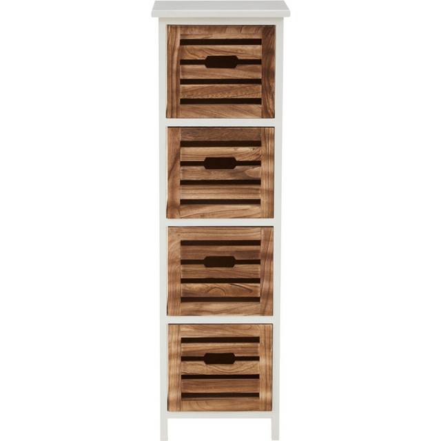 Portsmouth 4 Drawer Chest, Natural Wood, Delivered Fully Assembled - One Size