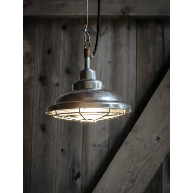 Garden Trading St Ives Mariner Pendant Light  - L, Grey