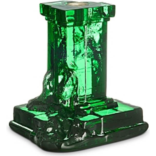 Kosta Boda - Rocky Baroque Candlestick Emerald Green 150 mm - Ljusstakar & ljuslyktor - Hanna Hansdotter - Grön