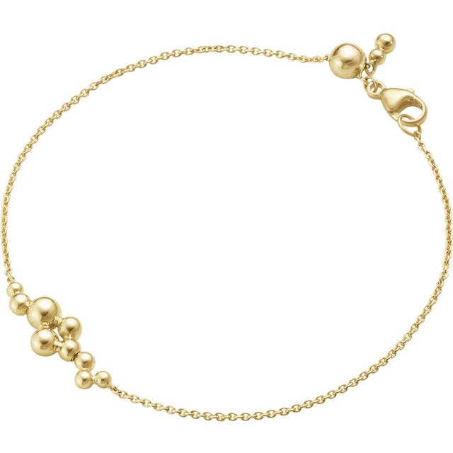 Georg Jensen Moonlight Grapes 18ct Yellow Gold Adjustable Chain Bracelet