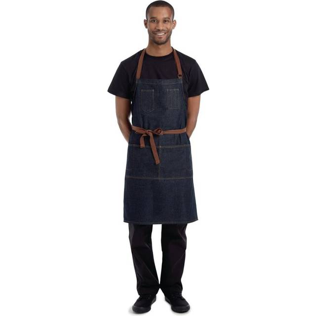 Chef Works Urban Memphis Bib Apron Indigo