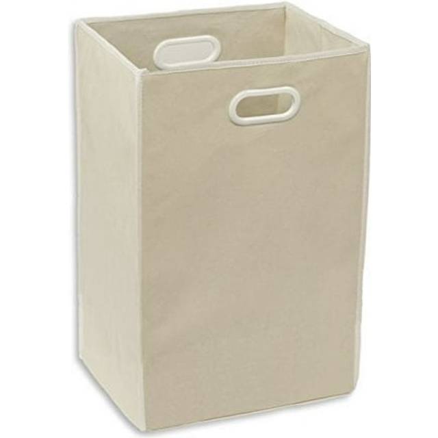 Simple Houseware Foldable Closet Laundry Hamper Basket  Beige