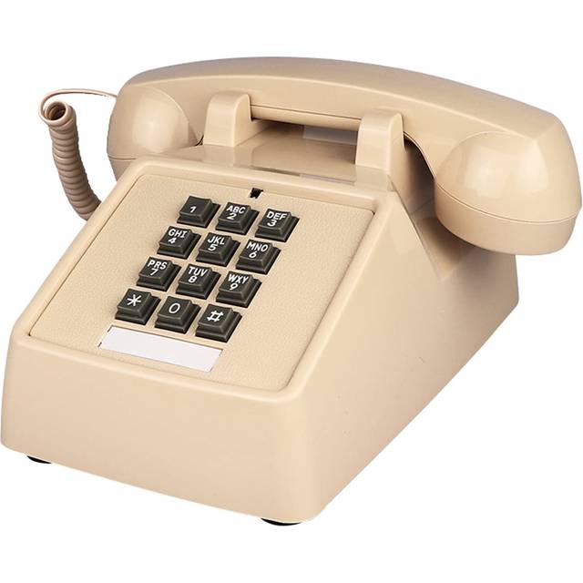 Landline Phones for Home Office Hotel School Corded Single Line Heavy Desktop Basic Telephone for Seniors Retro Classic Old Fashion Movie Decor