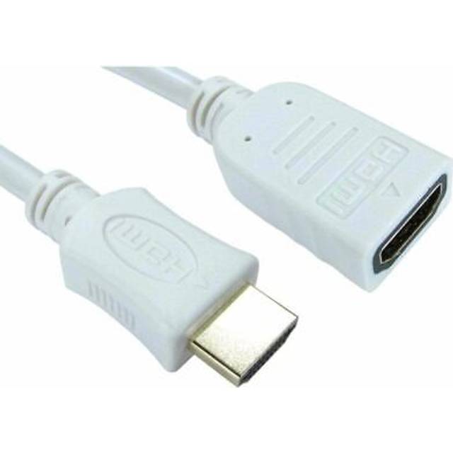 0.5m CAT5e Economy 10/100 Network Cable - White