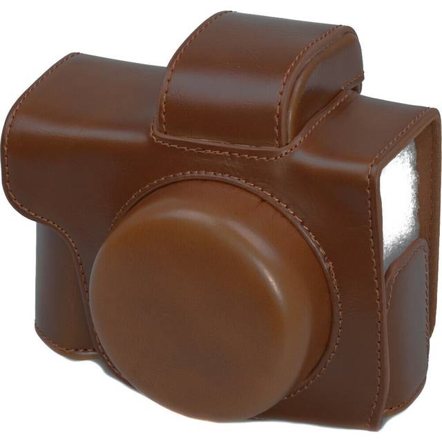 Camera bag case for olympus om-d e-m10 mark iii short brown cc1453c