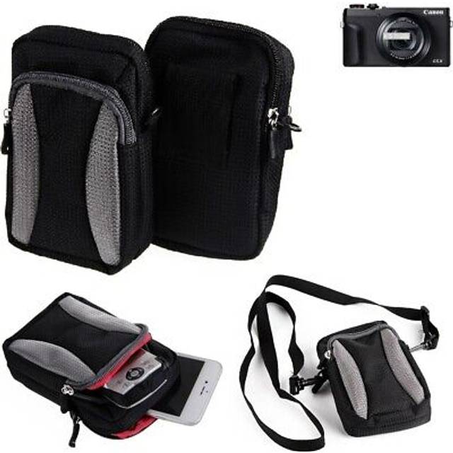 For canon powershot g5 x mark ii belt bag carrying case outdoor holster