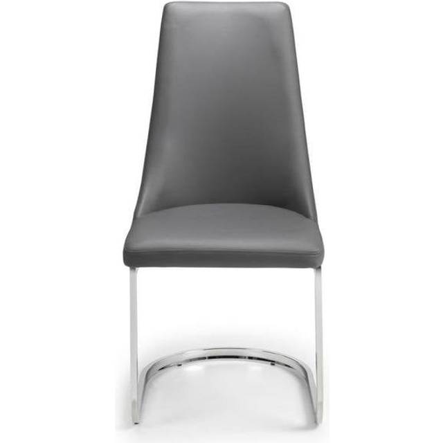 Julian Bowen Como Grey Faux Leather Dining Chair
