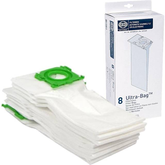 Sebo Upright Vacuum Bags X1 X2 X3 X4 X5 Extra Pet Xp2 Xp3 5093er Cleaner Genuine