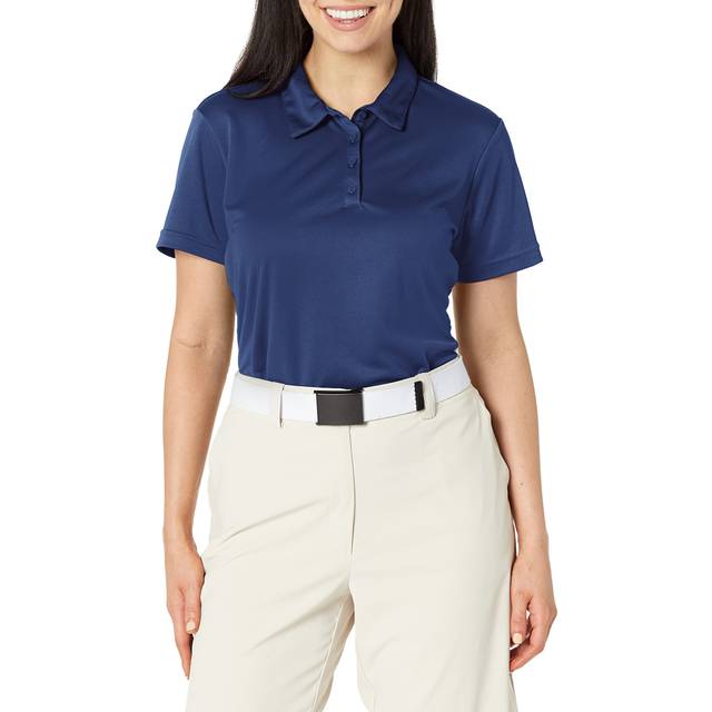 adidas Women's Performance Primegreen Polo Shirt  Collegiate Navy  Lar