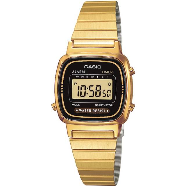 Casio women's digital watch la-670wga-1d | retro vintage style | countdown timer
