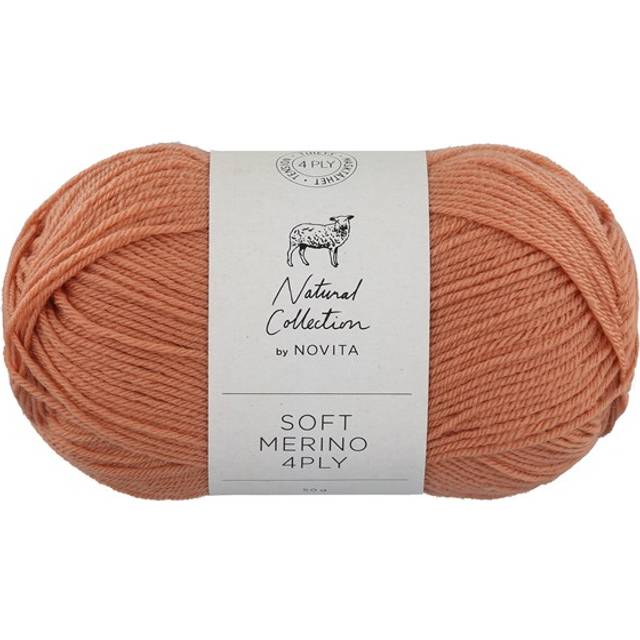Novita Soft Merino 4 Ply - Peach (617)