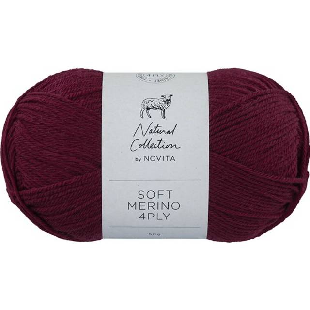 Soft Merino 4PLY Ullgarn 50 g vildvin 594 Novita